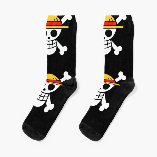 Logo drapeau de chapeau de paille d'une seule pièce Chaussettes