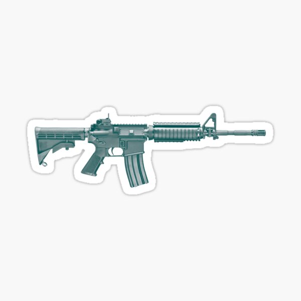 Item preview, Fusil azul M4 / AR-15 designed and sold by The Other Booth's Merch.