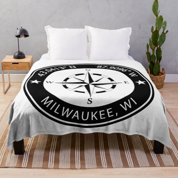 Item preview, Milwaukee, Wisconsin Geographical Coordinates designed and sold by TeeOhGraphics.