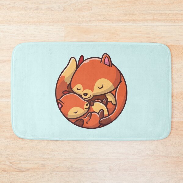 Item preview, Cute mommy fox with her adorable child fox designed and sold by kalud-zoldyck.