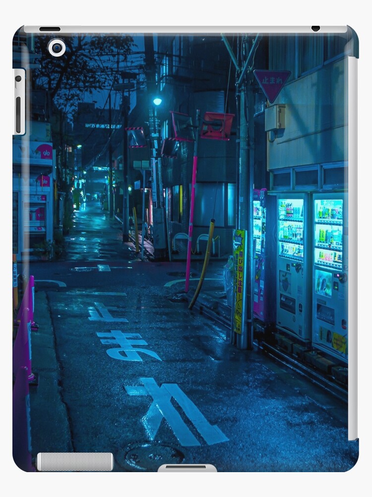 Midnight Tokyo up by Vending Machine" iPad Case & Skin for by TokyoLuv | Redbubble