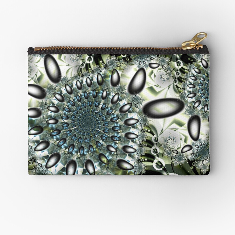 Satin Grove Zipper Pouch