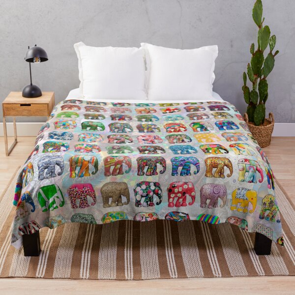 Item preview, Painted Elephants designed and sold by Montage-Madness.