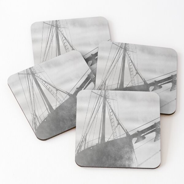 Item preview, Thames Sailing Barge in Fog designed and sold by sirglennbo.
