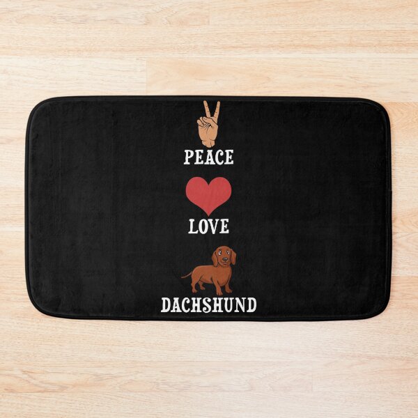 Item preview, Peace Love Dachshund Thanksgiving Tee designed and sold by Manisma Road.