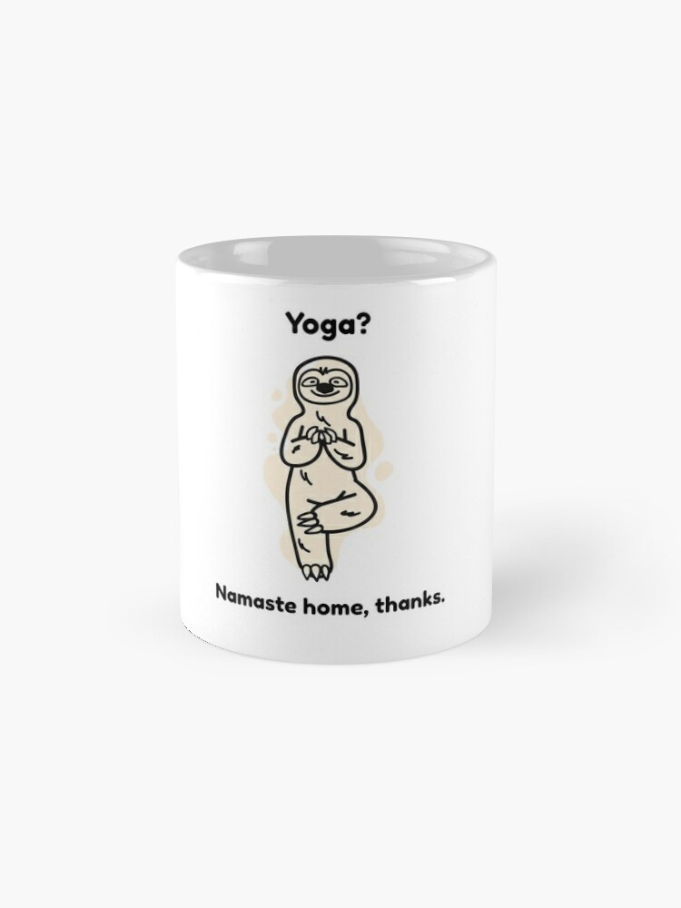 Yoga Coffee Mug - Yoga teaches you how to listen to your body - Black 11oz  : : Home