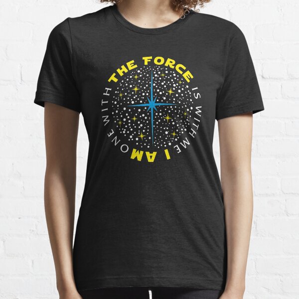 The Force is with me (blau) Essential T-Shirt