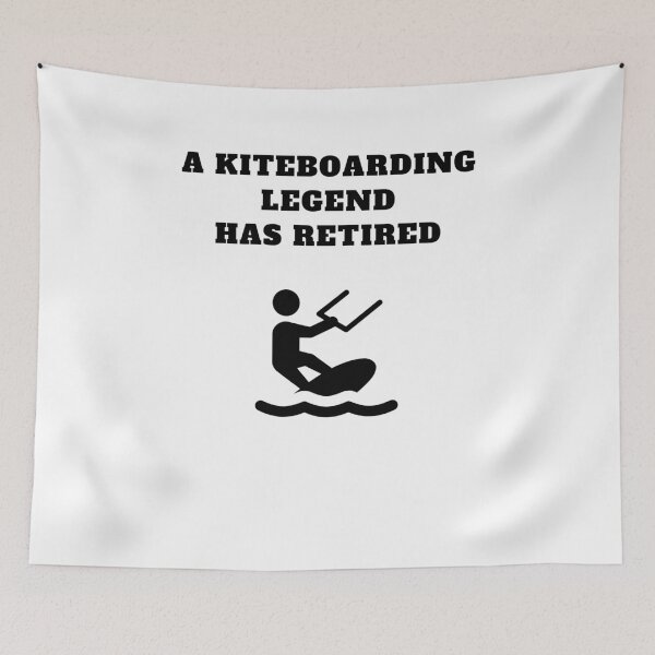 Item preview, A kiteboarding legend has retired designed and sold by Jeangel97.