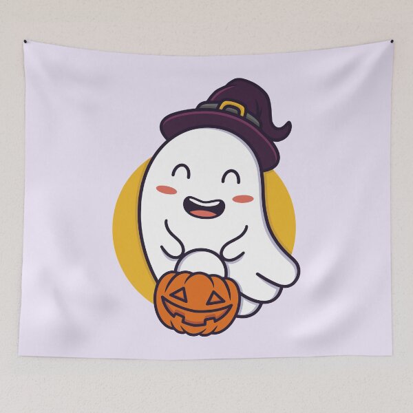 Item preview, Cute Halloween Ghost designed and sold by kalud-zoldyck.