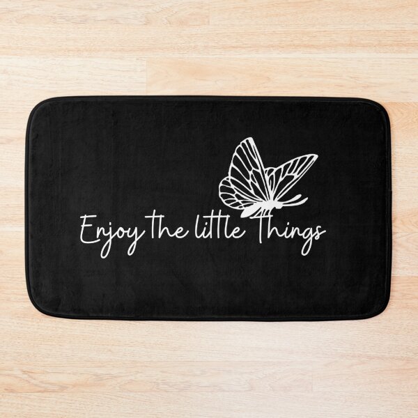 Item preview, Enjoy The Little Things Simple Minimalist Butterfly  Design designed and sold by zedonee.