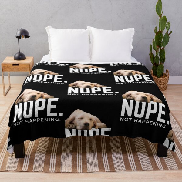 Item preview, Nope. Not happening. (Sleepy Golden Labrador) designed and sold by JellyBeenzz.