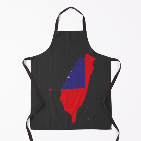 Item preview, Taiwan Flag Map with regions designed and sold by Alo.