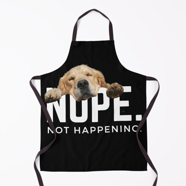 Item preview, Nope. Not happening. (Sleepy Golden Retriever) designed and sold by JellyBeenzz.