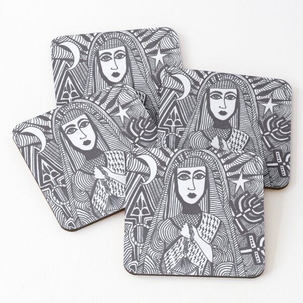 Item preview, Brigid designed and sold by HennaAndHatLady.