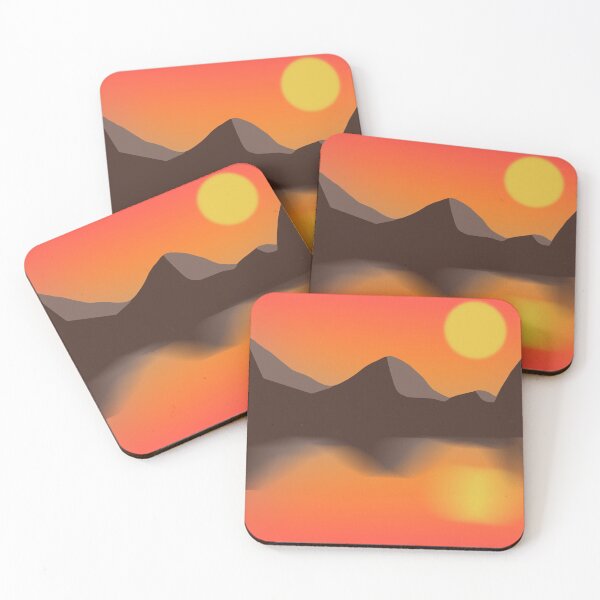 Item preview, Sunset mountain lake designed and sold by Dave1974.