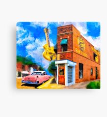 Musical Memories - Sun Studio in Memphis Tennessee Canvas Print