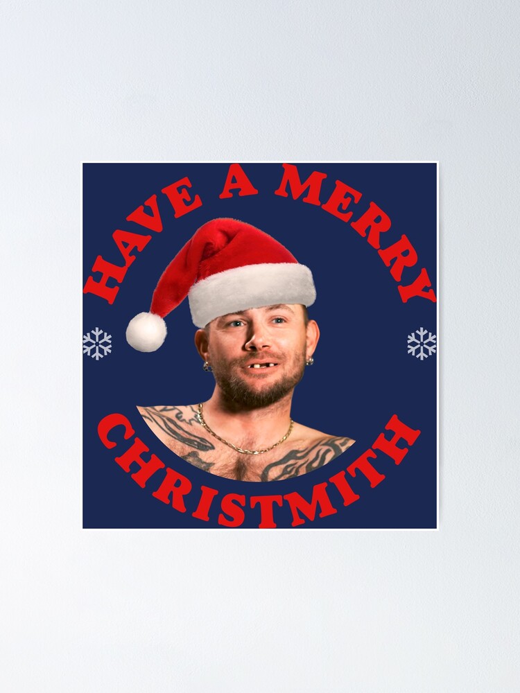 John Finlay Have A Merry Christmith Joe Exotic Tiger King Poster