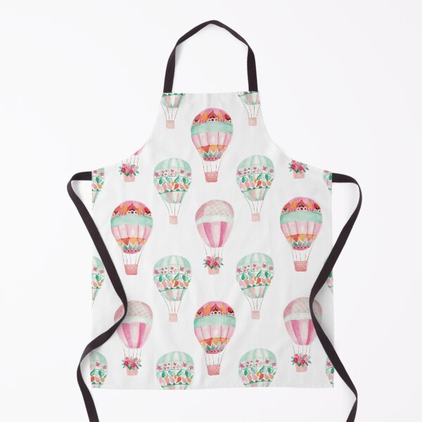 Item preview, Watercolor pink decorative floral Hot air balloon designed and sold by creatisha.