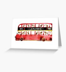 Bunny in London Greeting Card