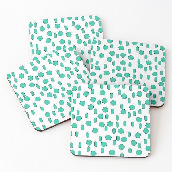 Item preview, Teal Green Circles and Ovals designed and sold by DesignsByMuriel.