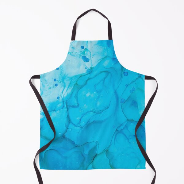 Item preview, Underwater Blue: Original Alcohol Ink Abstract Painting by Herzart designed and sold by herzart.