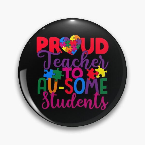 Item preview, Proud Teacher To Ausome Students Autism Awareness  designed and sold by Tatt-Hooligans.