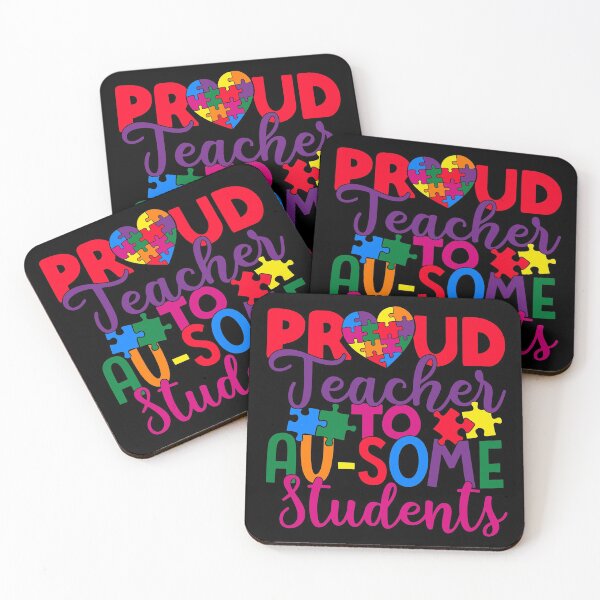 Item preview, Proud Teacher To Ausome Students Autism Awareness  designed and sold by Tatt-Hooligans.