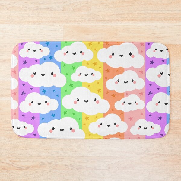 Item preview, Cute Clouds Rainbow Background designed and sold by SofiaSava01.