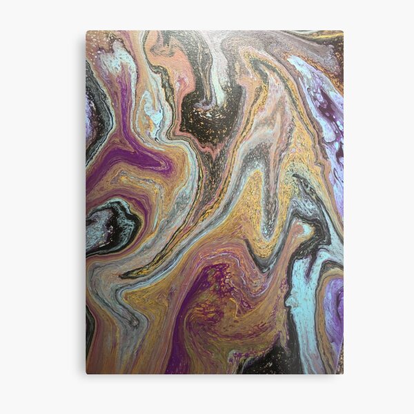 Modern Starry Night Metal Print