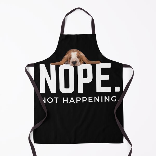 Item preview, Nope. Not happening. (Sleepy Bassett Hound) designed and sold by JellyBeenzz.