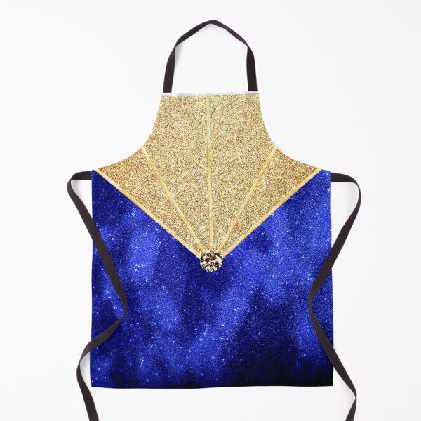 Item preview, Navy Blue Velvet Pattern Gold Glitter Fashion Geometric designed and sold by Jolly-Yosei.