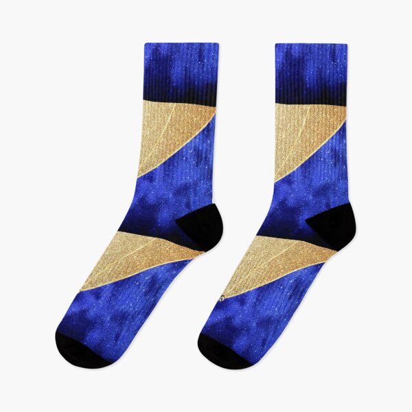 Item preview, Navy Blue Velvet Pattern Gold Glitter Fashion Geometric designed and sold by Jolly-Yosei.