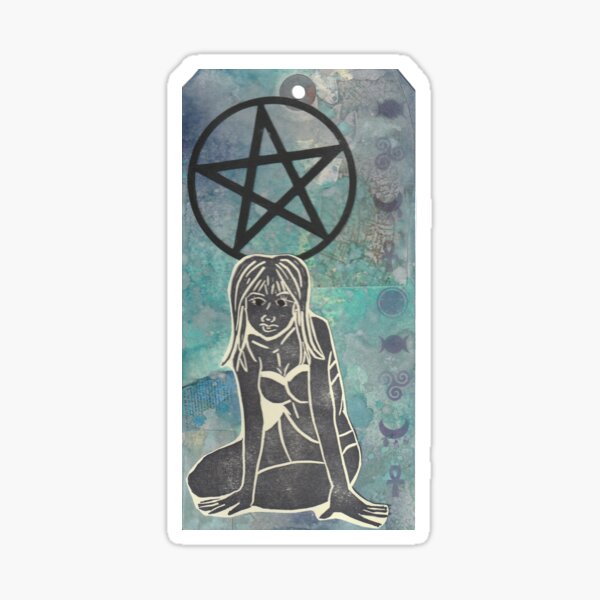 Wicca Girl Sticker