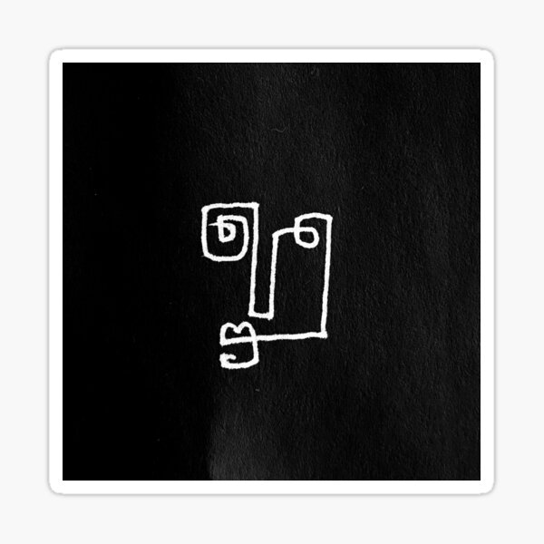 My Face Inverted Sticker