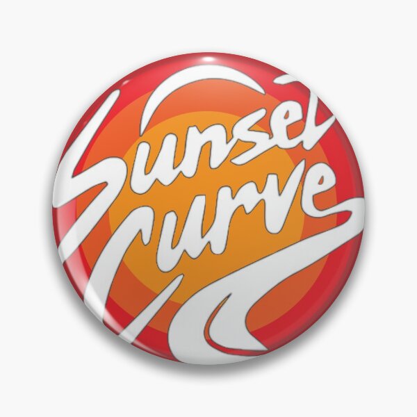 Item preview, Sunset Curve band tour logo designed and sold by azolo.