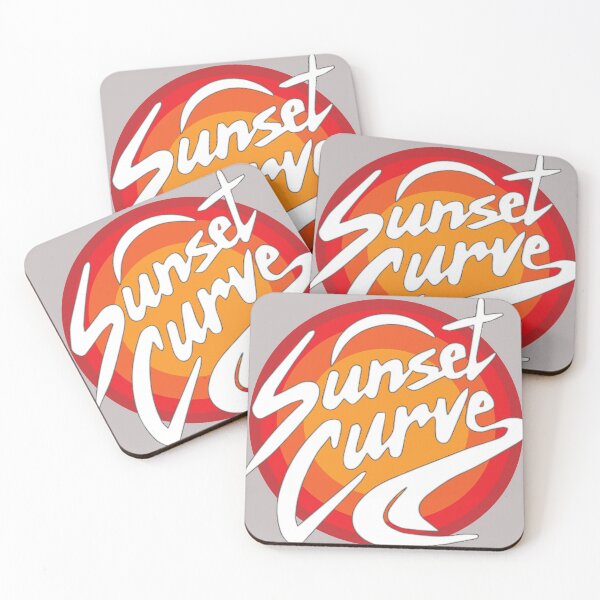 Item preview, Sunset Curve band tour logo designed and sold by azolo.