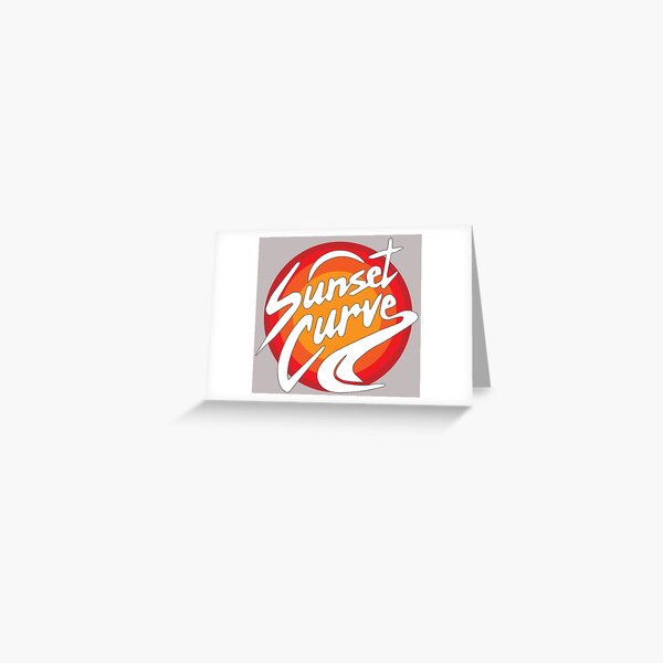 Item preview, Sunset Curve band tour logo designed and sold by azolo.
