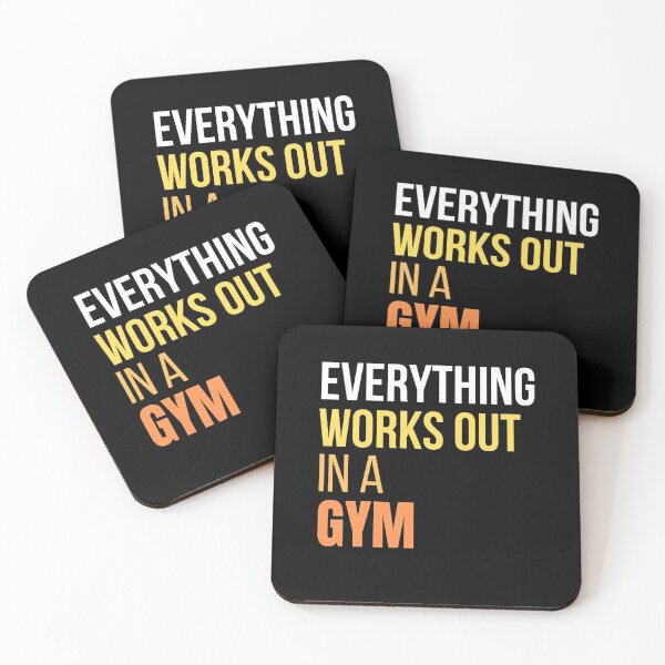 Item preview, Everything Works Out in A Gym designed and sold by Achidesign.