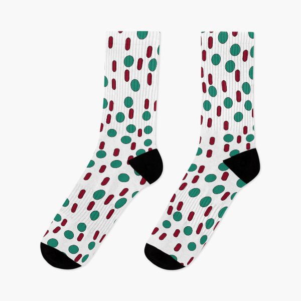 Item preview, Christmas Red and Green Circles and Ovals designed and sold by DesignsByMuriel.
