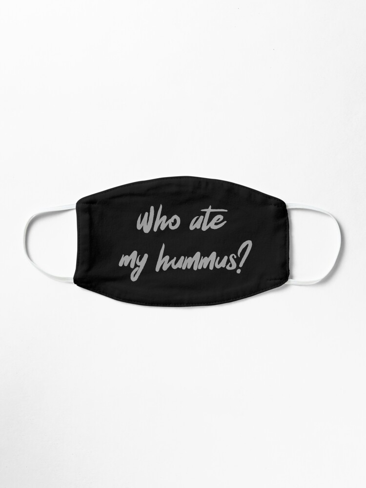 Alternate view of Who Ate My Hummus? Mask