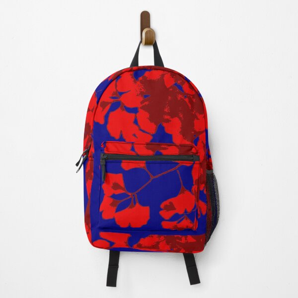 Item preview, Ginko Leaves in Reds on Dark Blue designed and sold by AlteredAtelier.