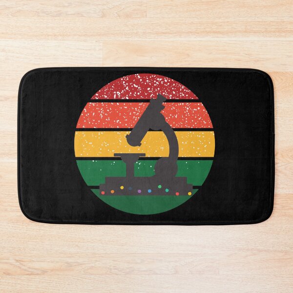 Item preview, CHRISTMAS RETRO SNOW SUNSET with MICROSCOPE MEDICAL LABORATORY SCIENTIST designed and sold by Hippiesole.