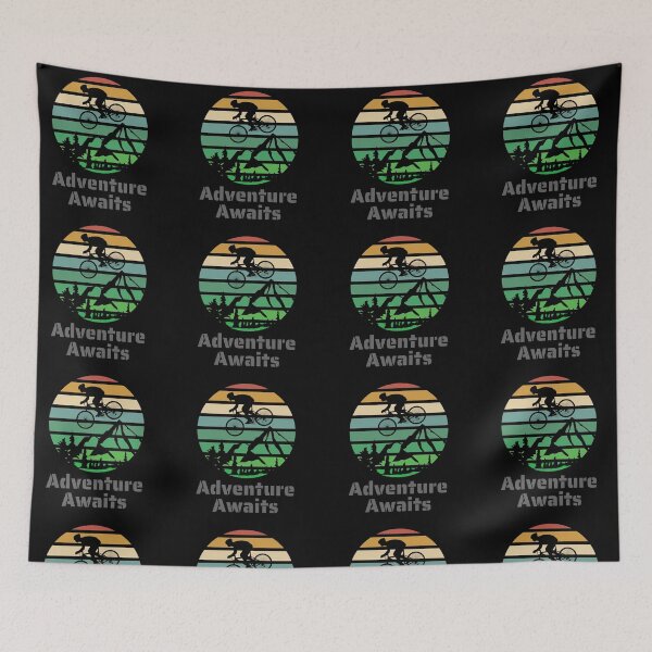 Item preview, Adventure Awaits | Mountain Biking  designed and sold by InkItStudio.