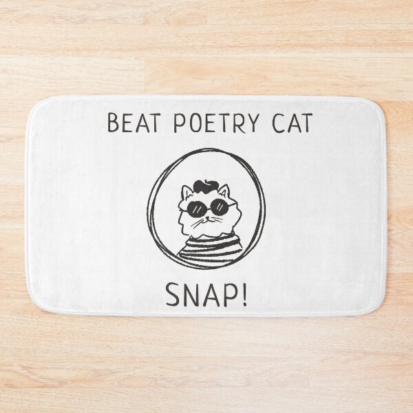 Item preview, Beat poetry cat snap! designed and sold by Lisa Lucero.