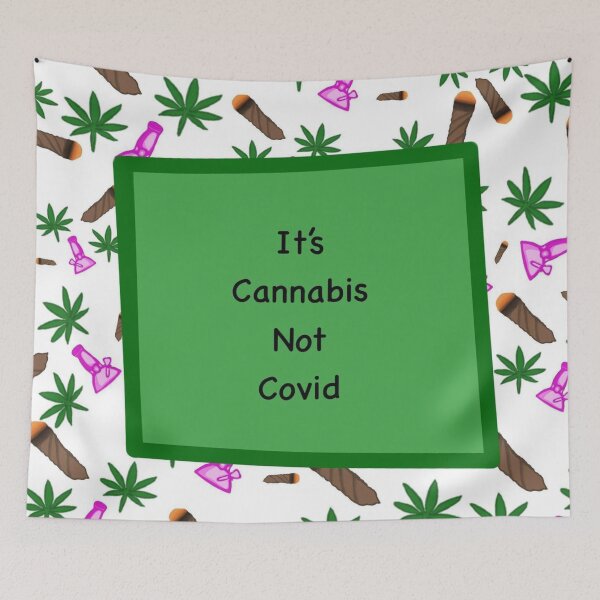 Item preview, Cannabis not covid designed and sold by Imperioimpala.