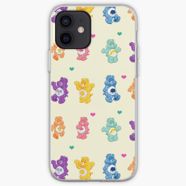Colorful Glitter Bears iPhone Soft Case