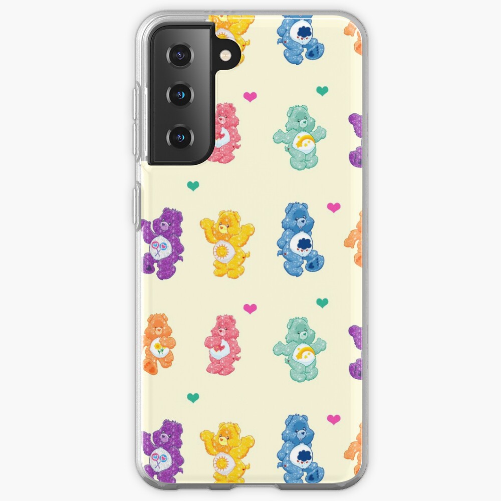 Colorful Glitter Bears Samsung Galaxy Phone Case