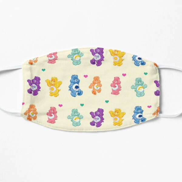 Colorful Glitter Bears Flat Mask