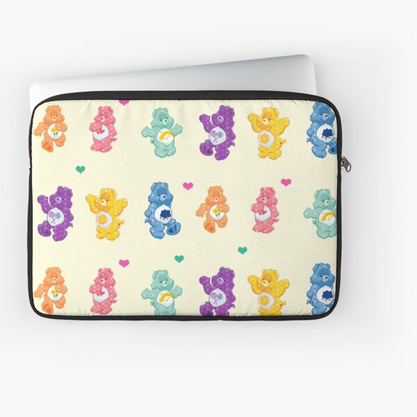 Colorful Glitter Bears Laptop Sleeve