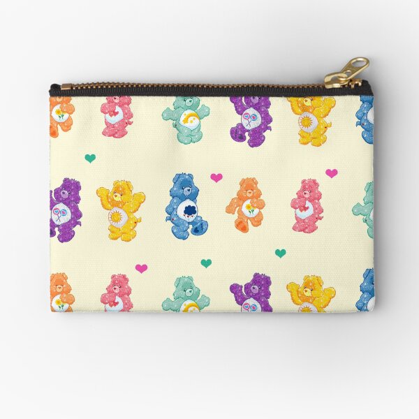 Colorful Glitter Bears Zipper Pouch